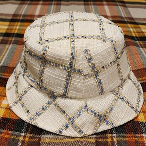 Marc and Mel New York Plaid Embroidered Bucket Hat. NWT